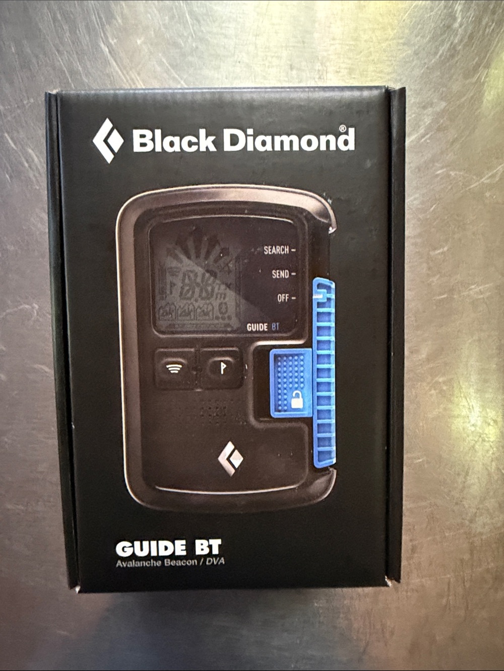 Black Diamond Guide BT Beacon in Black with Blue Accent